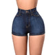 High Waist Short Jeans #High Waist #Denim #Short SA-BLL683-1 Women's Clothes and Jeans by Sexy Affordable Clothing