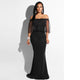 Off Shoulder Black Beaded Evening Dress #Off Shoulder #Beaded #Mermaid SA-BLL51442 Fashion Dresses and Evening Dress by Sexy Affordable Clothing