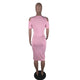 Off-Shoulder Midi Dress #Pink #Off-Shoulder SA-BLL36224-1 Fashion Dresses and Midi Dress by Sexy Affordable Clothing