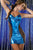 Metal and Fishnet Mini DressSA-BLL2141 Sexy Clubwear and Club Dresses by Sexy Affordable Clothing