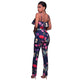 Danika Navy-Blue Floral Print Two Piece Set #Two Piece Set #Pant Set SA-BLL28241-1 Sexy Clubwear and Pant Sets by Sexy Affordable Clothing