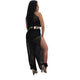Kiera Mesh Halter Jumper #Black SA-BLL55336-2 Women's Clothes and Jumpsuits & Rompers by Sexy Affordable Clothing