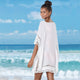 White Crochet Cover-Up Beachwear #White #Crochet SA-BLL38524 Sexy Swimwear and Cover-Ups & Beach Dresses by Sexy Affordable Clothing