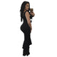 Backless Belt Jumpsuit #Jumpsuit #Black SA-BLL55361 Women's Clothes and Jumpsuits & Rompers by Sexy Affordable Clothing