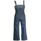 Wide Straps Denim Jumpsuit #Jumpsuit #Sling SA-BLL55428-1 Women's Clothes and Jumpsuits & Rompers by Sexy Affordable Clothing