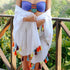 Cute Tassel Cover-up #Beach Dress