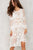 Long Sleeve Floral Lace Midi DressSA-BLL38308 Sexy Swimwear and Cover-Ups & Beach Dresses by Sexy Affordable Clothing