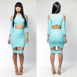 Blue Sexy Dress  SA-BLL2703 Fashion Dresses and Bodycon Dresses by Sexy Affordable Clothing