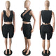 Sleeveless Solid Flounced Casual Suit #Black #Sleeveless #Two Piece #Flounced SA-BLL282638-2 Sexy Clubwear and Pant Sets by Sexy Affordable Clothing