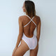 Sexy Mesh Lace Hollow-Out One-piece Halter Lingerie White #White #Teddies SA-BLL8022-2 Sexy Lingerie and Teddys by Sexy Affordable Clothing