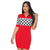 Zip Me Up Plaid Mixed Color Bodycon Dress #Short Sleeve #Zipper SA-BLL282439-2 Fashion Dresses and Mini Dresses by Sexy Affordable Clothing