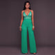 Maybel Green Bell Bottom Legs Black Jumpsuit #Jumpsuit SA-BLL55326-1 Women's Clothes and Jumpsuits & Rompers by Sexy Affordable Clothing
