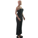Lovely Polka Dot Straps Jumpsuits #Straps #Polka Dot SA-BLL55533 Women's Clothes and Jumpsuits & Rompers by Sexy Affordable Clothing