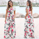 Sexy Summer Floral Long Print Boho Beach Dress